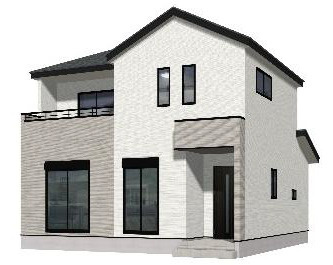 よかタウン／上益城郡益城町広崎3期／2号棟の外観パース