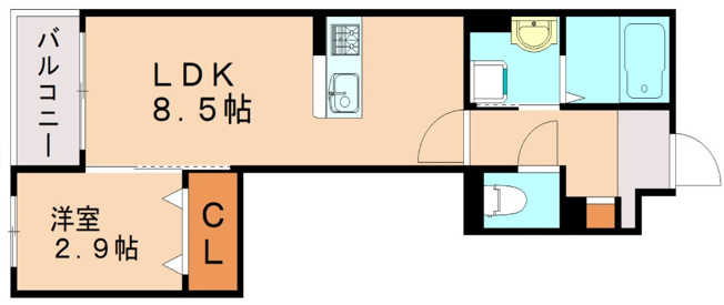 【間取り】 | 光陽マンション別府
