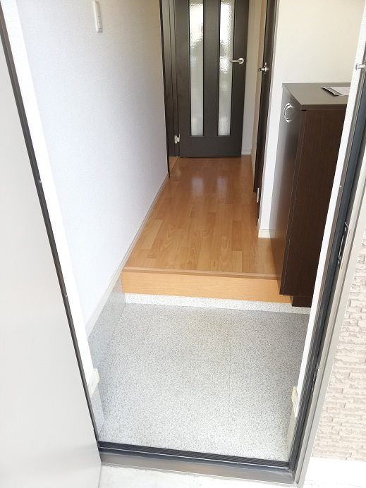 ティラミス河原の玄関|毎日通る玄関はこちらです