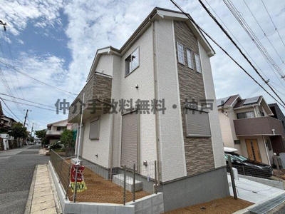【外観】 | 神戸市垂水区青山台1丁目　新築戸建　仲介手数料無料！ | 建物外観を気になさる方へ、見た目の良い物件です
