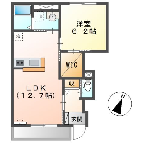 サン・ヒーリングの間取り