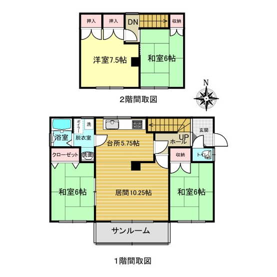 【間取り】 | 北見市相内町59番地26　中古売家 | ４LDK