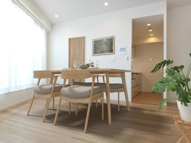練馬区春日町5丁目　エリム春日町　駅直結タワーマンションのダイニング