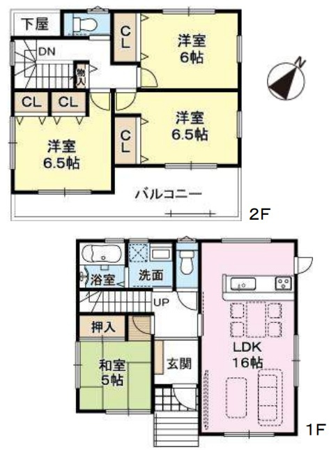 神戸市垂水区神陵台7丁目の間取り