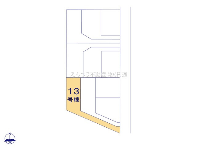 リーブルガーデン楠味鋺五丁目の区画図