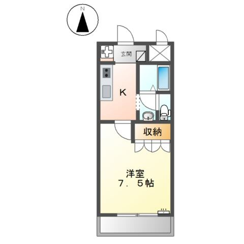 グランディール姫路の間取り