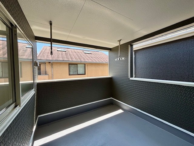 久留米市諏訪野町５－3のバルコニー