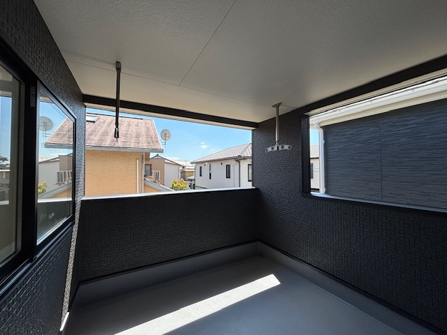 久留米市諏訪野町５－2のバルコニー