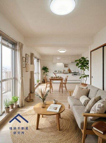 グリーンマンションやよい坂の居間・リビング