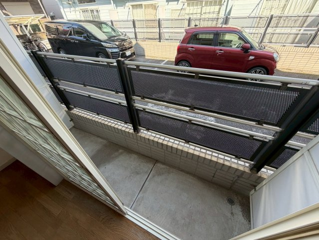 シティパルウエストのバルコニー