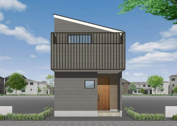 神戸市西区狩場台1丁目の外観パース