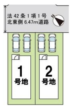神戸市西区狩場台1丁目の区画図