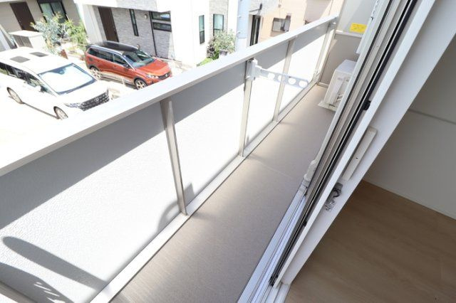 セレスティア小金井中町のバルコニー