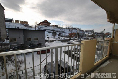 【バルコニー】 | ◎収益物件◎エステート南大通 | 夕日や花火大会もお部屋から楽しめます♪