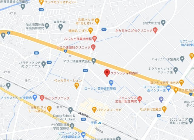 【地図】 | グランシティ加古川　3階