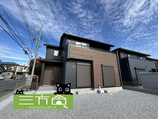 新築　前橋市江田町　Blooming　Garden　１号棟の外観|現地写真　2025年11月完成しました！ご内覧等、お気軽にお問合せください♪　							
