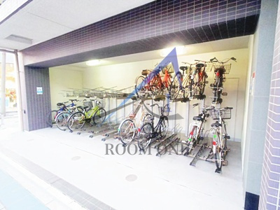 ライジングプレイス金町のその他共用部分|駐輪場です。