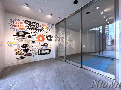 【ロビー】 | エステムコート名古屋新栄Ⅵ アートテラス | ゆとりのあるロビーです