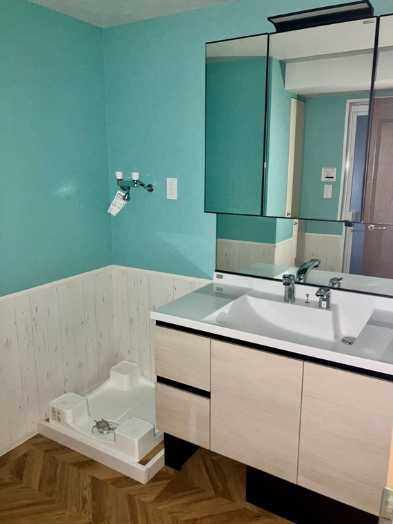 クリオレミントンハウス武蔵野の洗面所