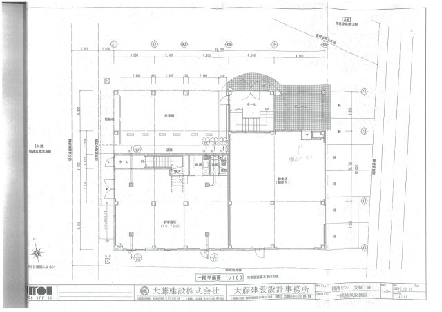 横清ビル1F店舗の間取り