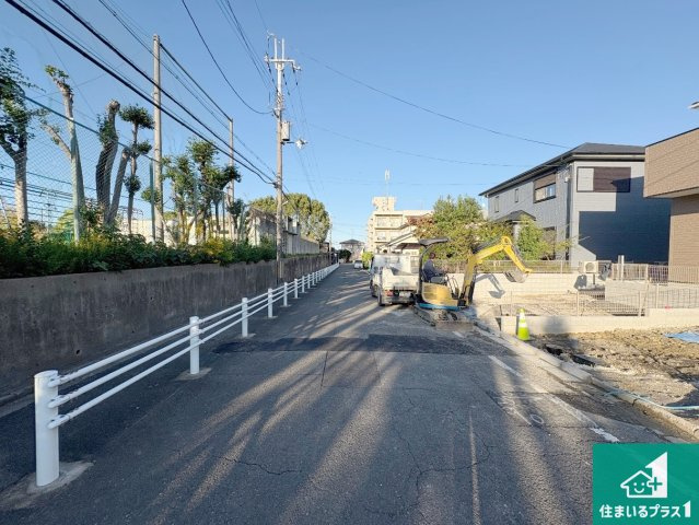 八幡市男山松里　第3期　新築一戸建ての外観|お客様に長く安心して住んでいだだける事にこだわった家づくり！住んでからのアフターサービスにもしっかりと取り組んでいます！