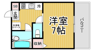 カネシマハイツの間取り