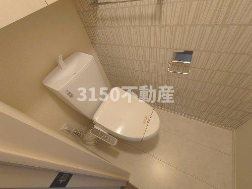 D-ROOM茜部本郷のトイレ