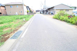 結城市結城　全3区画の周辺|西側６ｍ区画整理道路、南方向です。