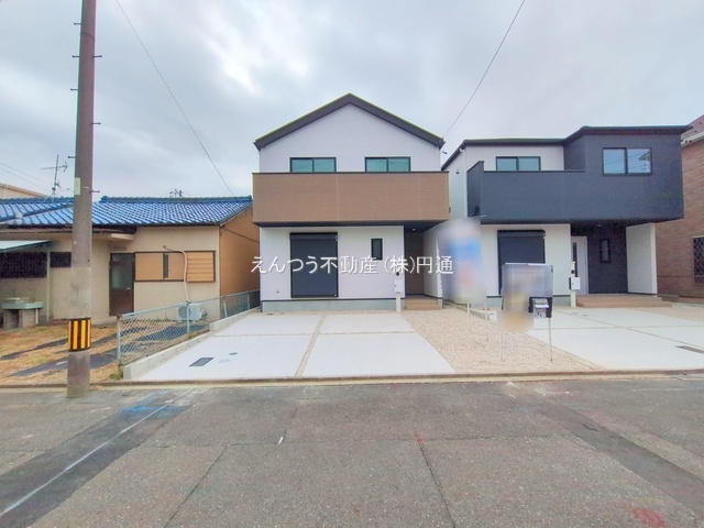 横井1期の前面道路含む現地写真