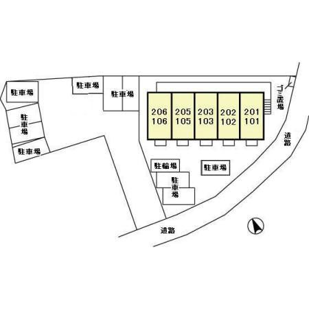 ルミエール Ｋの区画図
