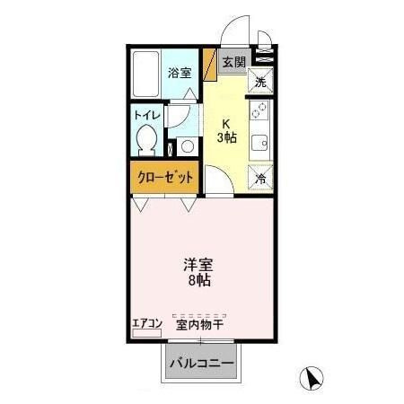 ルミエール Ｋの間取り