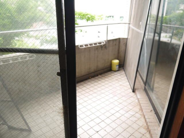 ドミナーレサクマのバルコニー