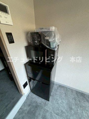 東和プラザＡB館の設備|炊飯器　電気ケトル　電子レンジ　冷蔵庫　すべてプレゼント！