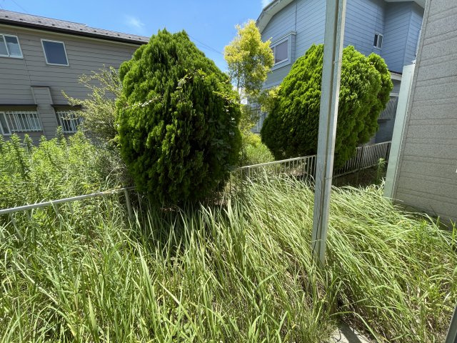 東金市小沼田売り中古戸建ての庭