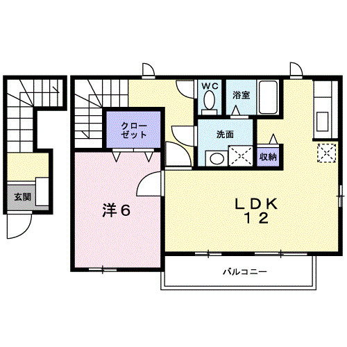 【間取り】 | グランデＫ．Ａ