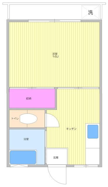 美好マンションの間取り