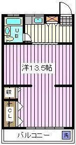 コーポ谷口の間取り