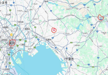 【地図】 | 船橋市大穴南物流倉庫