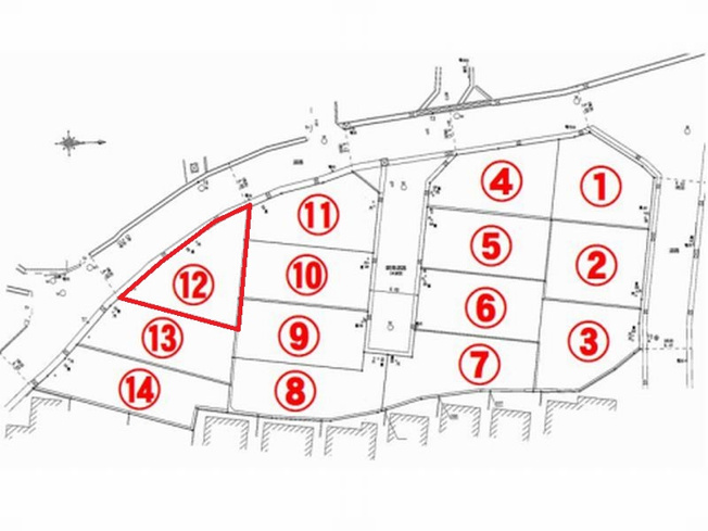 【区画図】 | 山科区北花山市田町　新築戸建