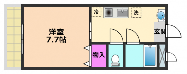 コンフォート茜の間取り