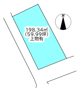 中須賀町2丁目　売土地の土地図