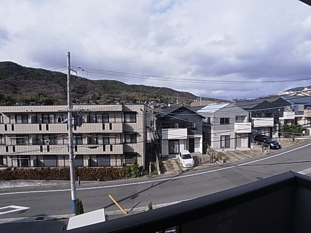 神戸市北区谷上南町のアパートの展望