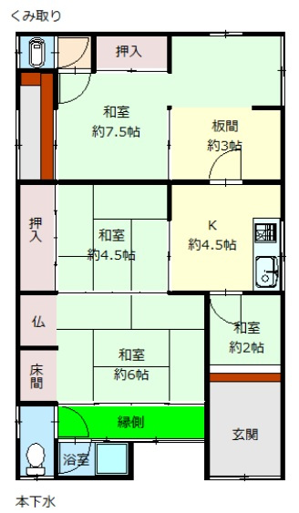 神戸市西区玉津町上池の間取り