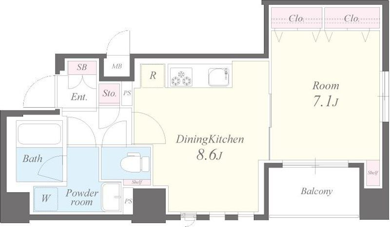 カーサ レシュールの間取り