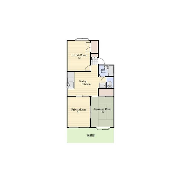 神戸市須磨区東落合３丁目のハイツ