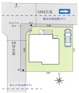 【区画図】 | 小平市仲町8期　全1棟　 | 小平市仲町8期　全1棟　