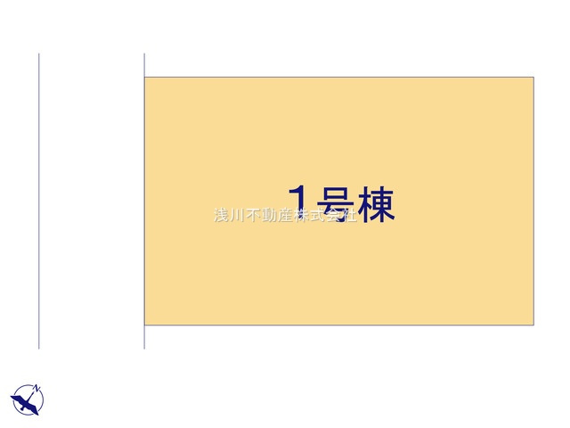八王子市　散田町　新築一戸建て　３期の区画図|～南西4ｍ道路に面している整形地～