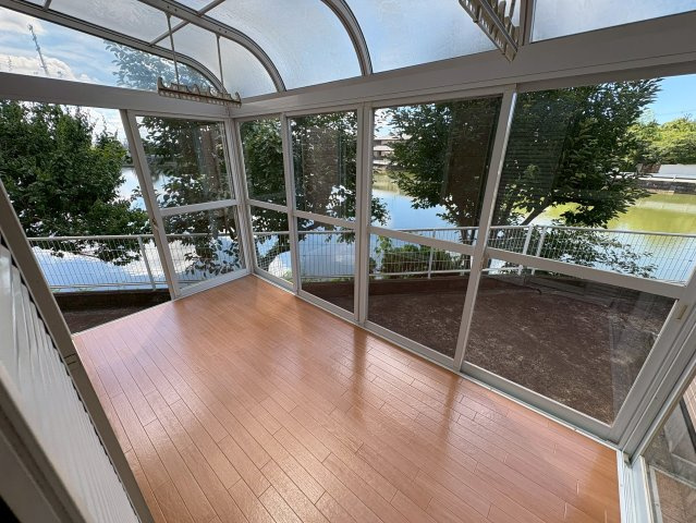 クレールのバルコニー|陽当たり良好なバルコニーです