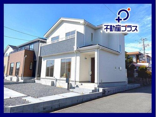 ◇【小名浜大原　12期】　1号棟　☆新生活応援キャンペーン中☆　泉駅まで車で10分◇の外観|同施工　【ハイセンスなシンプルで明るい家】　外観の写真です。お洒落な新築は気分が上がりますね♪　　ご見学の際はご一緒に周辺環境などもお確かめいただけます♪