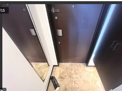 プレジオ江坂Ⅱの玄関